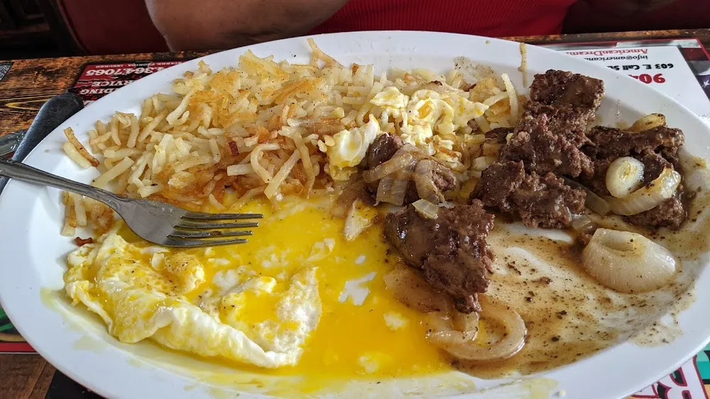 Hash Browns and Eggs Any Style